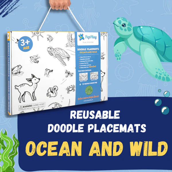 PepPlay Doodle Placemats Set