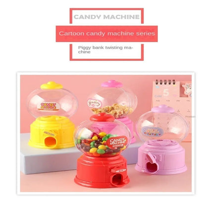 Cute Sweets Mini Candy Machine with Piggy Bank for Kids