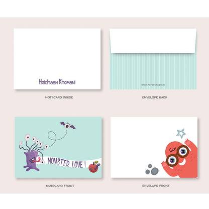 Folded-Notecards + Envelopes - Set of 25