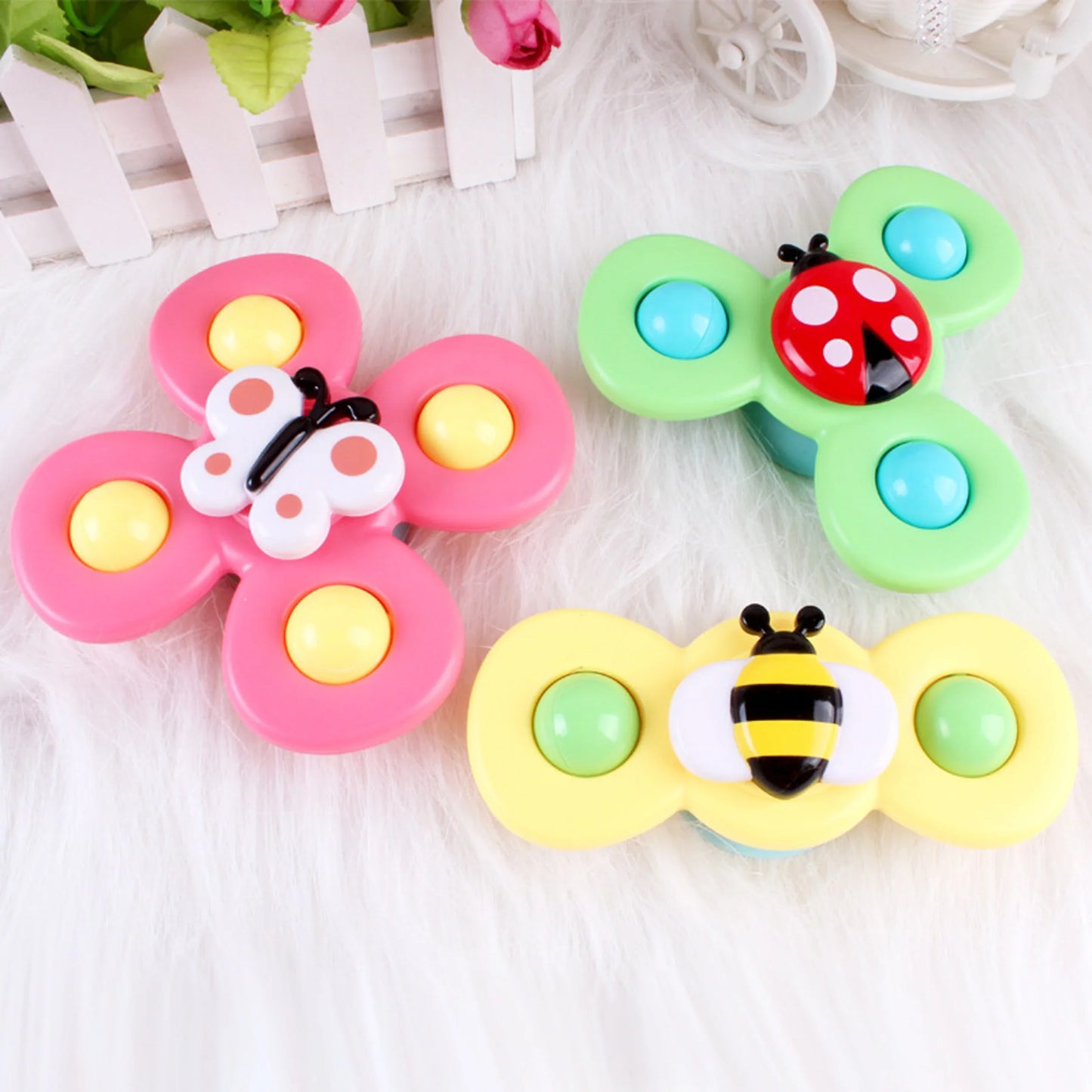 Bugs Fidget Spinner Educational Toys For Kids For Toddler Baby Bath