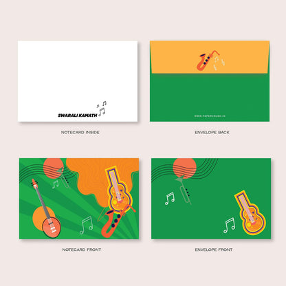 Folded-Notecards + Envelopes - Set of 25