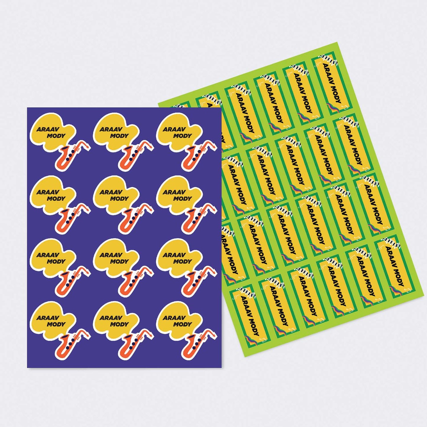 Sticker Sheet - Set of 2 A4