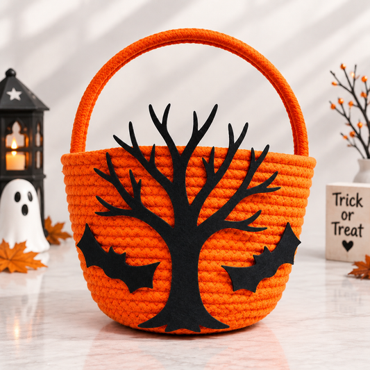 Mystic Halloween Tree Basket