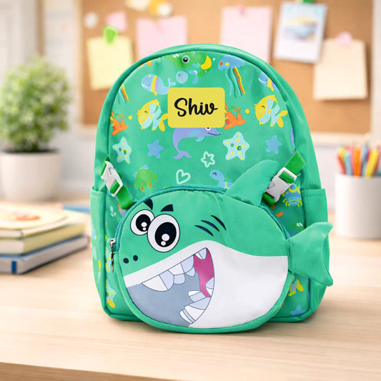 Ocean Explorer For Todlers & Kids - Jolly Green Shark Backpack