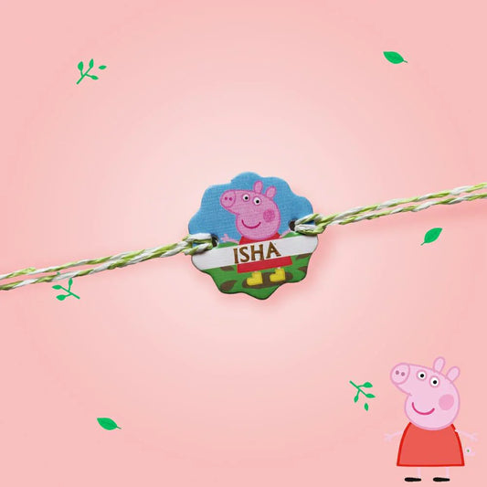 Babble Wrap Peppa Craft Rakhi