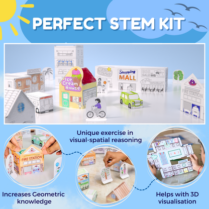 PEPPLAY 3D PAPER MODEL KIT- CITY LIFE