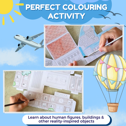 PEPPLAY 3D PAPER MODEL KIT- CITY LIFE