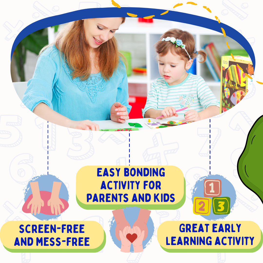 PEPPLAY DOUGH ART KIT - NUMBERS