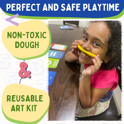 PEPPLAY DOUGH ART KIT - NUMBERS