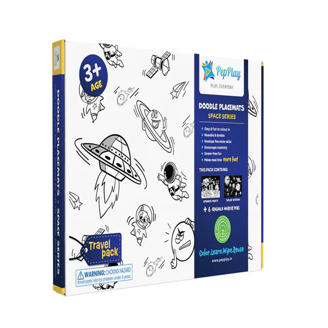 Different Theme Doodle Placemats - Travel Pack