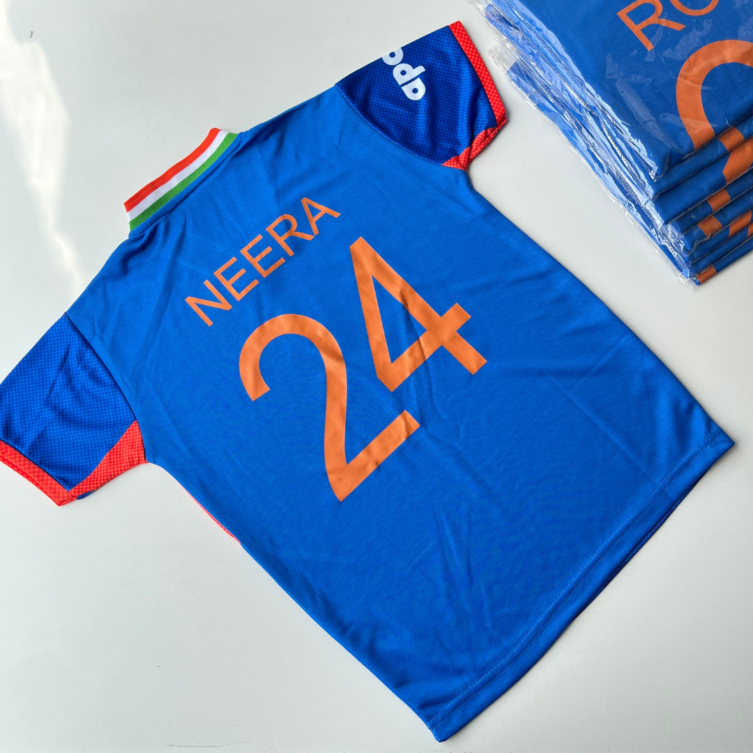 Personalised India Cricket Jersey