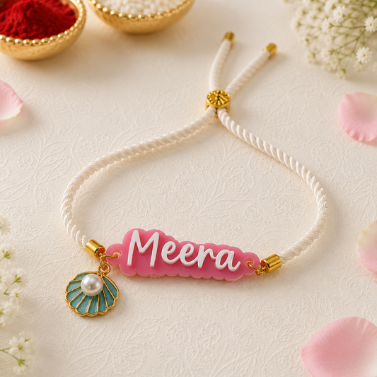 Babble Wrap Personalised Ocean Pearl Rakhi