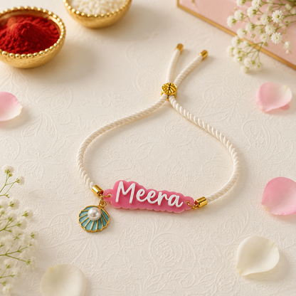 Babble Wrap Personalised Ocean Pearl Rakhi