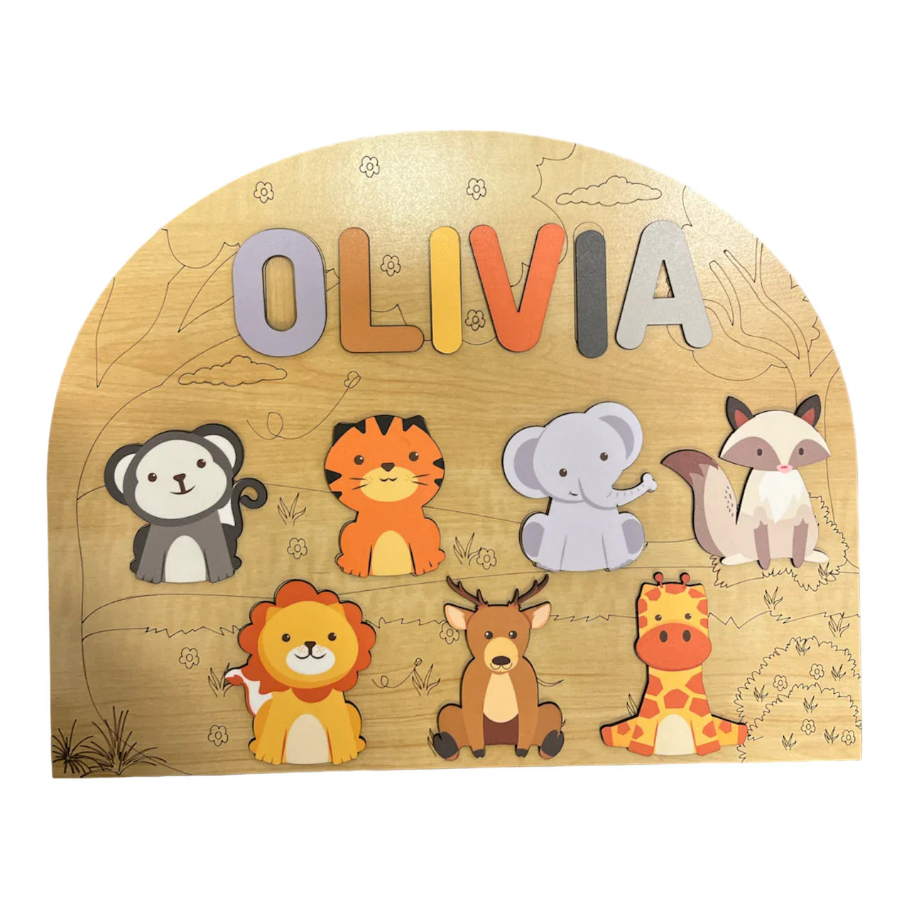 Personalised Wooden Name Puzzle