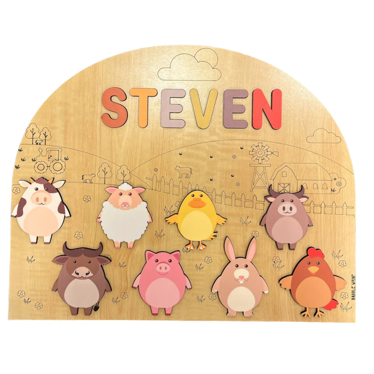 Personalised Wooden Name Puzzle