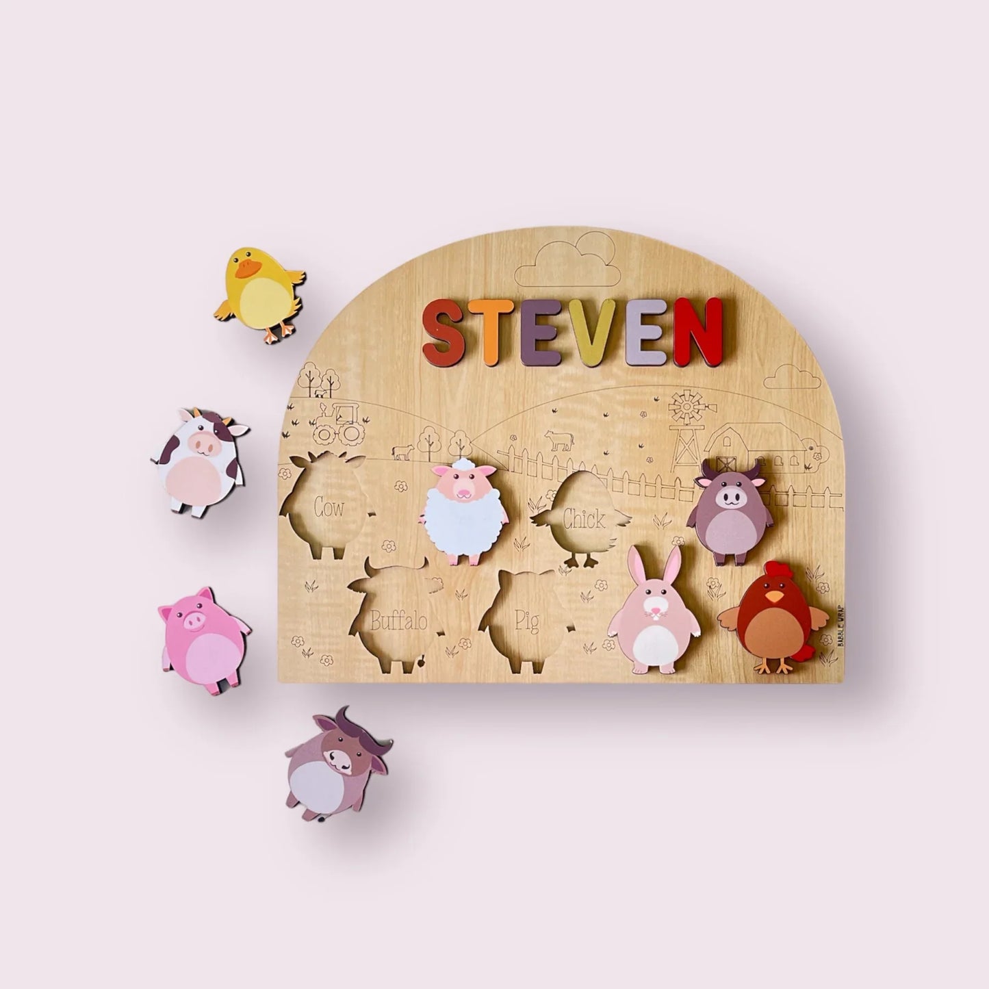 Personalised Wooden Name Puzzle