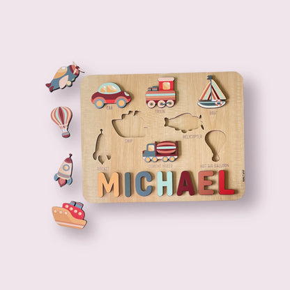 Personalised Wooden Name Puzzle