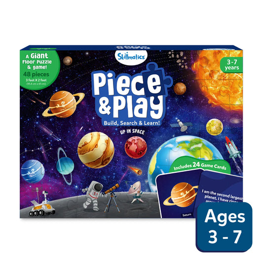 Piece & Play: Up In Space Floor Puzzle & Game (ages 3-7)