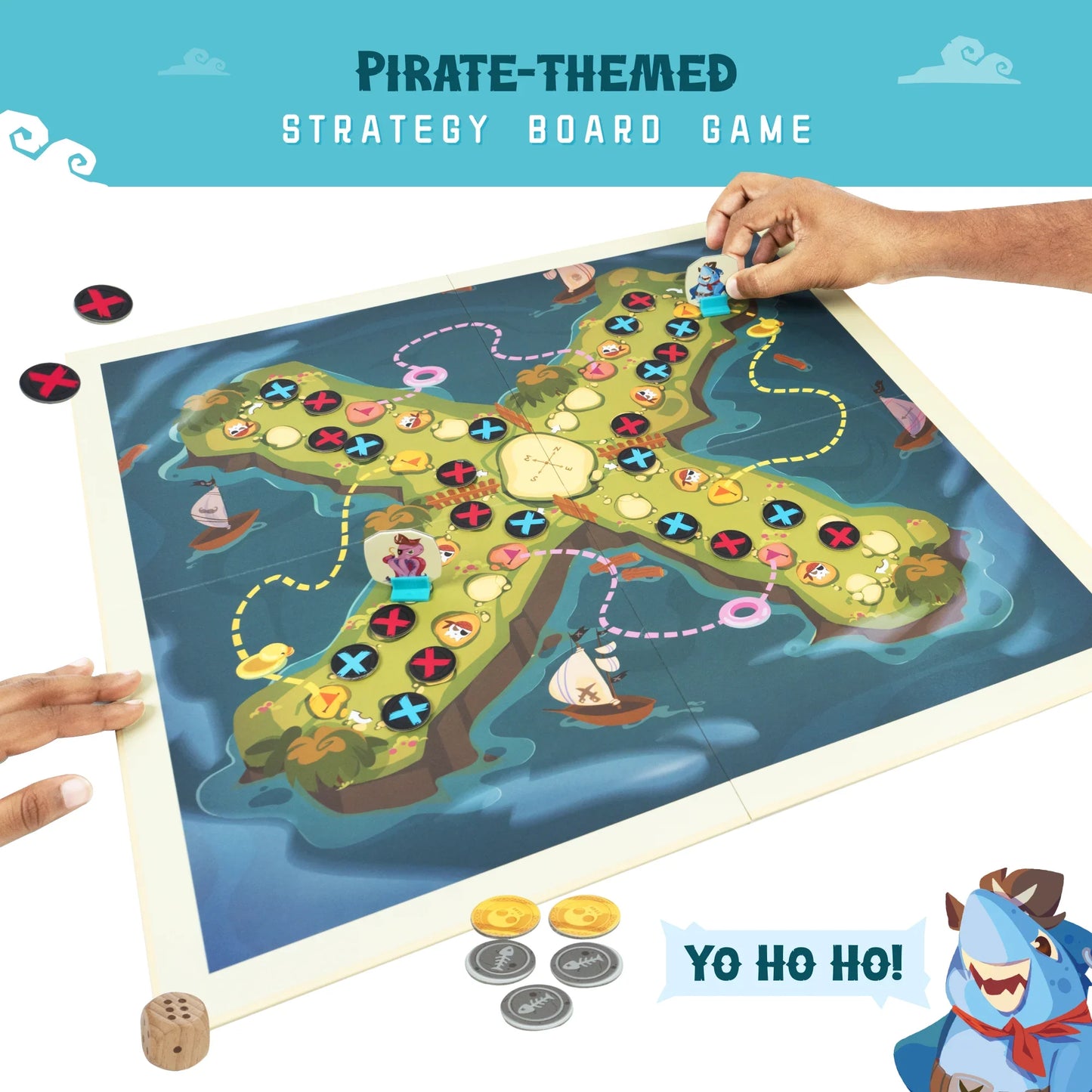 Pirate’s Paradise Board Game with Accessories