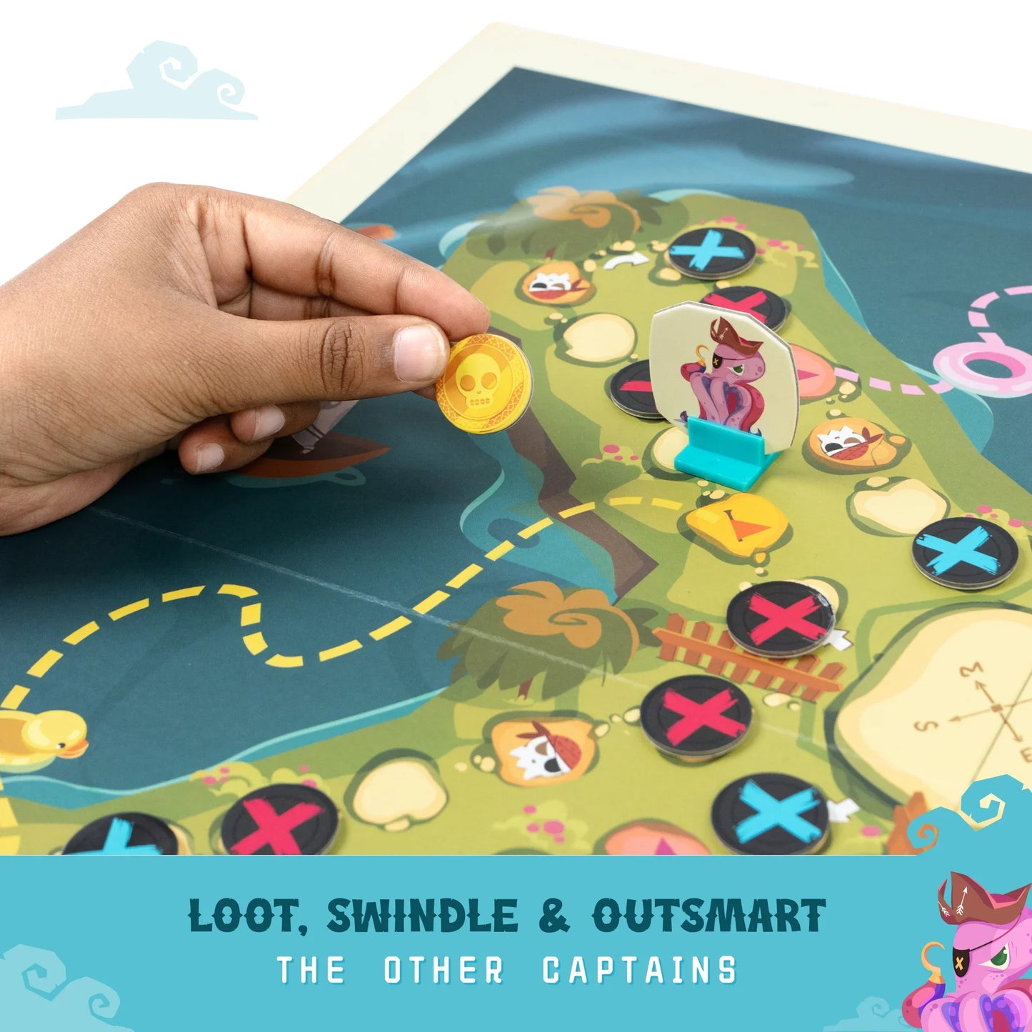 Pirate’s Paradise Board Game with Accessories