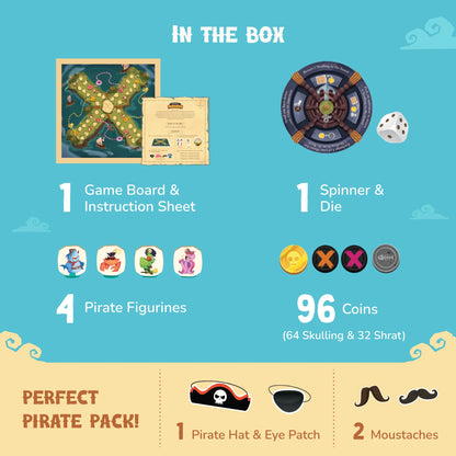 Pirate’s Paradise Board Game with Accessories