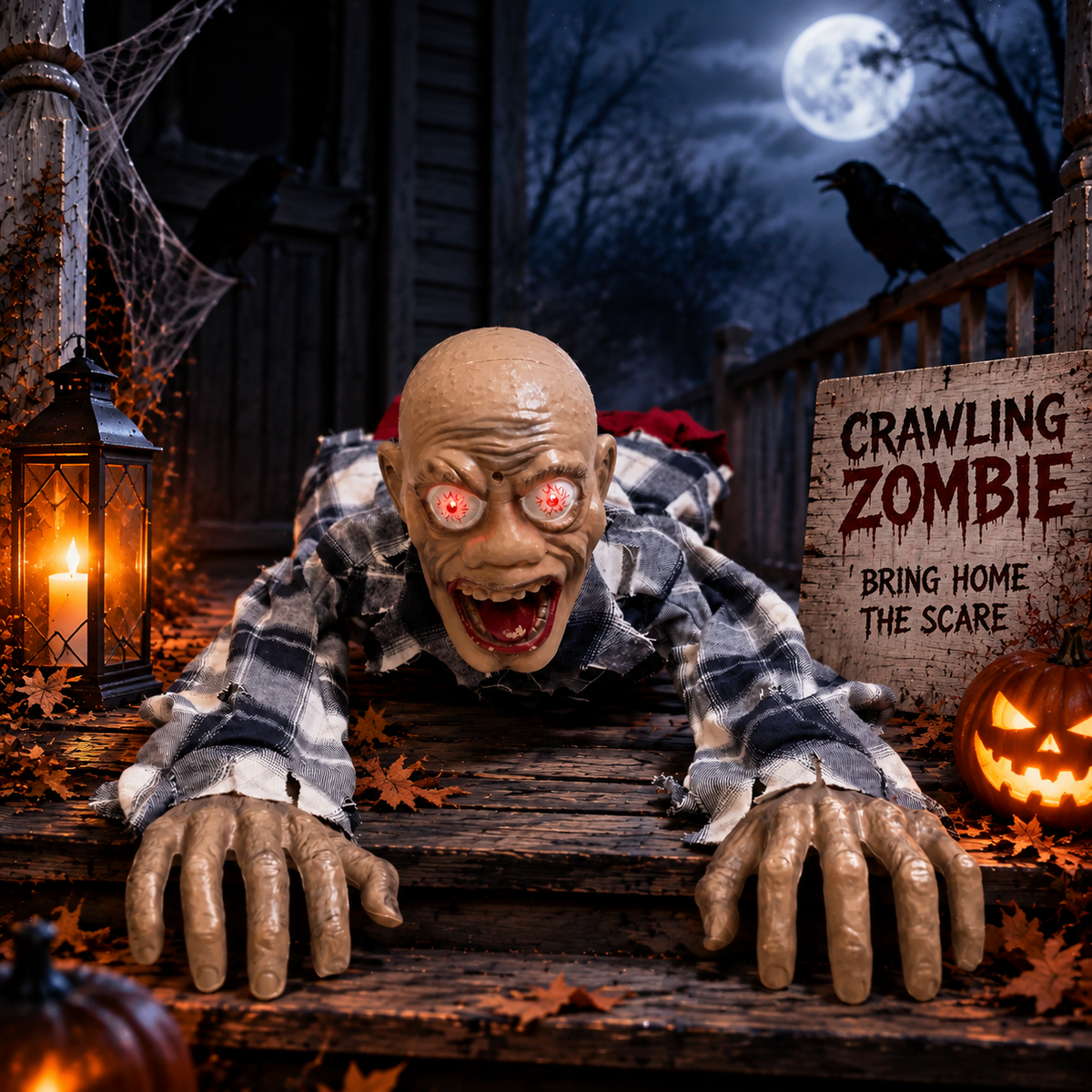 Animated Plaid Shirt Crawling Creeper