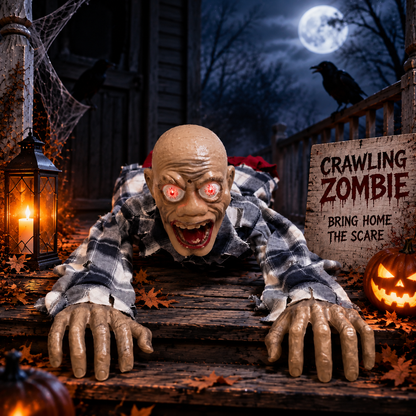Animated Plaid Shirt Crawling Creeper