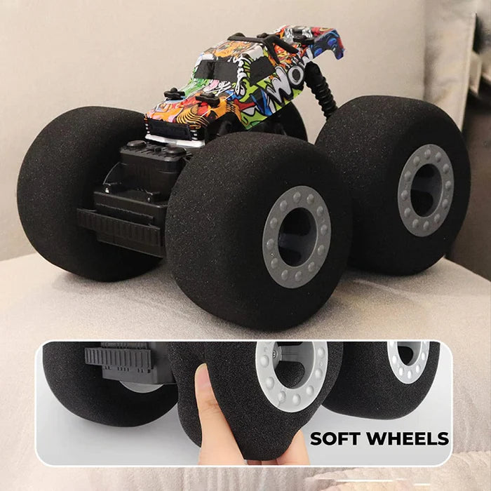 🚗💨Remote control Monster Stunt Truck – High-Speed, 360° Spinning Fun for Kids 6+!