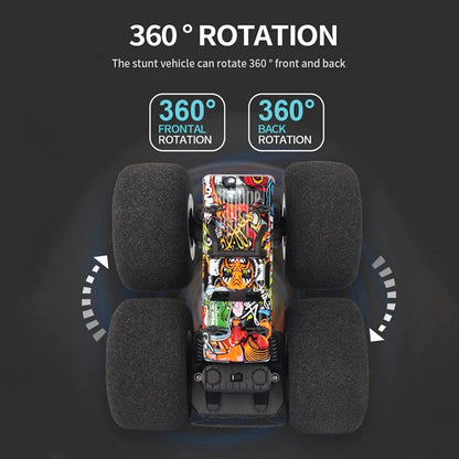 🚗💨Remote control Monster Stunt Truck – High-Speed, 360° Spinning Fun for Kids 6+!
