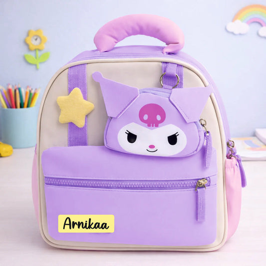 Princess Bunny Preschool Backpack with Mini Pouch
