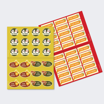 Sticker Sheet - Set of 2 A4