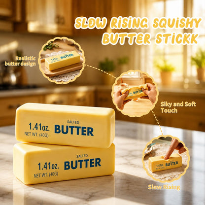  Realistic Butter Stick Squishy | Portable 40g | Perfect For Teens & Adults