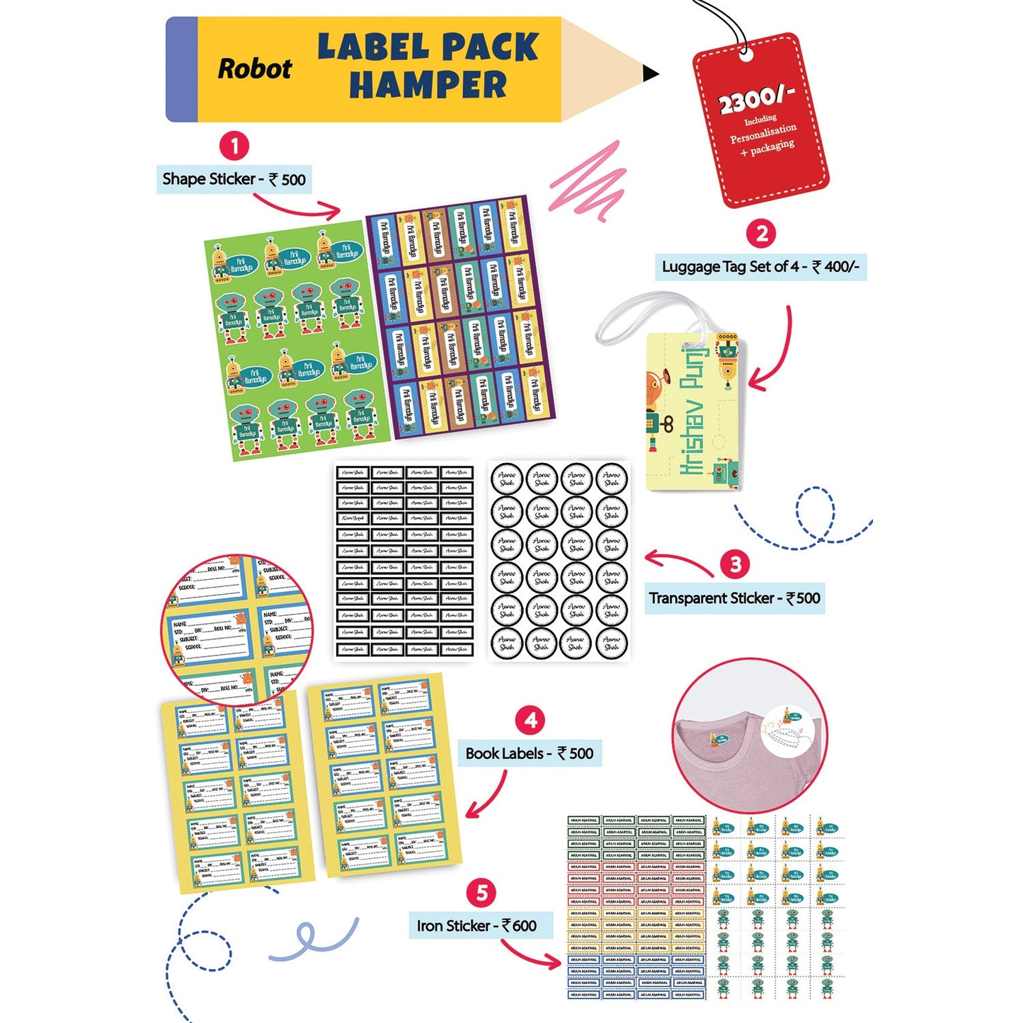 Label Pack Hamper - Boys
