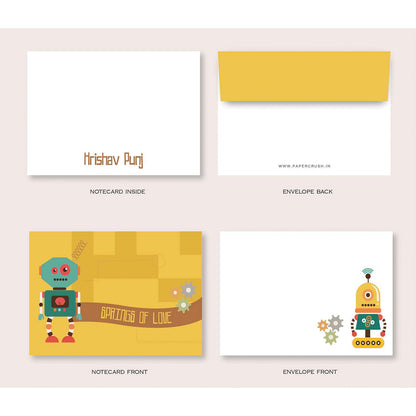 Folded-Notecards + Envelopes - Set of 25