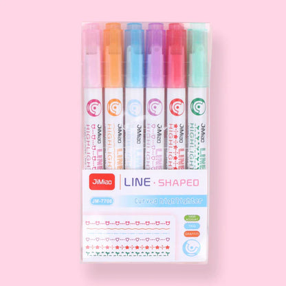 Roller Stamp Marker - Set of 6