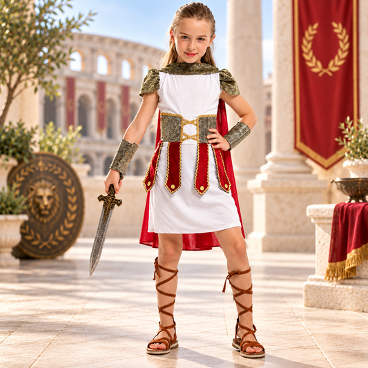 Halloween costume - Roman Gladiator Princess