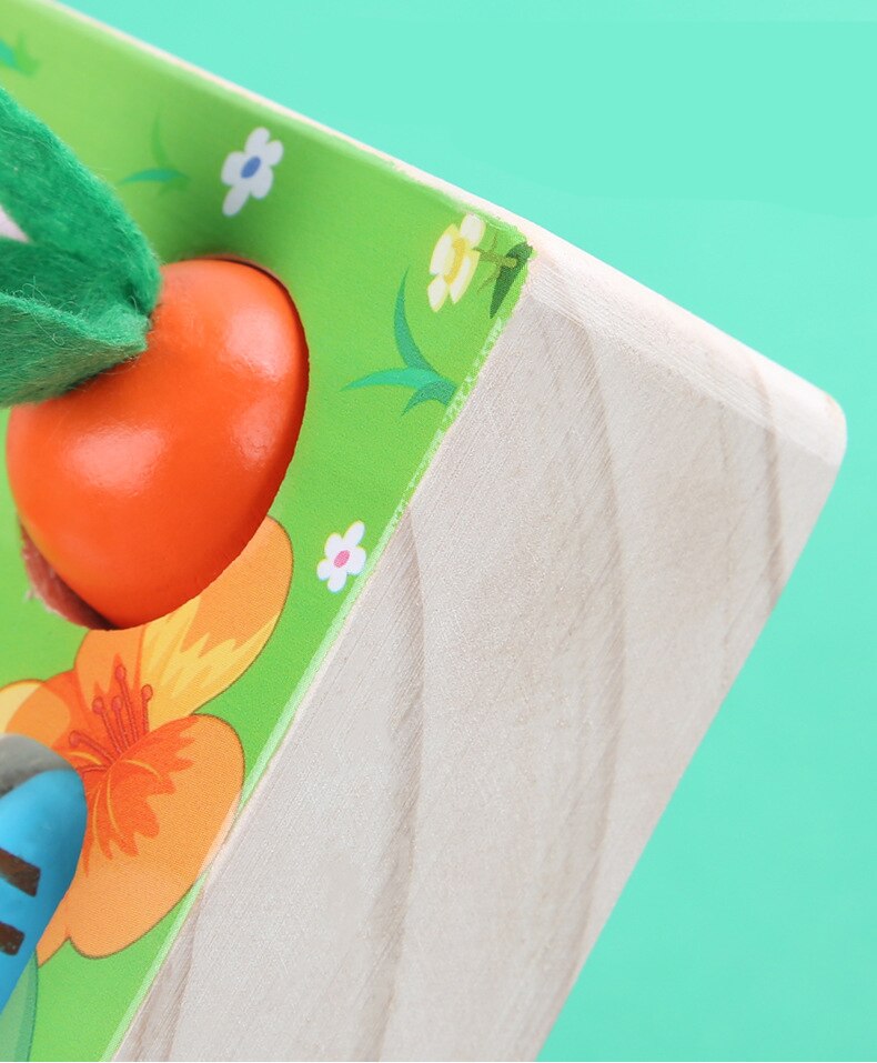 Fun Radish and Bee in One Wooden Toys