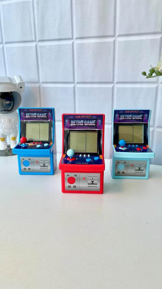 Mini Retro Arcade Game Console | 25 Classic Games | Handheld Electronic Arcade with Joystick | Portable Gaming Machine for Kids & Adults