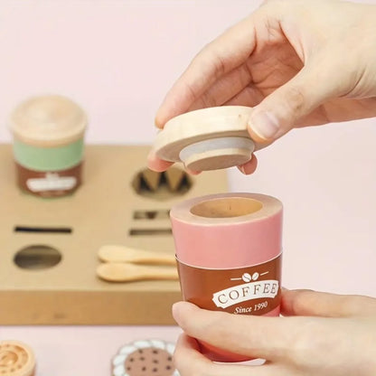 Coffee Time Pretend Play Set for Kids ☕  🍪