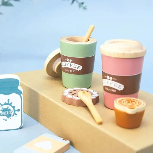Coffee Time Pretend Play Set for Kids ☕  🍪
