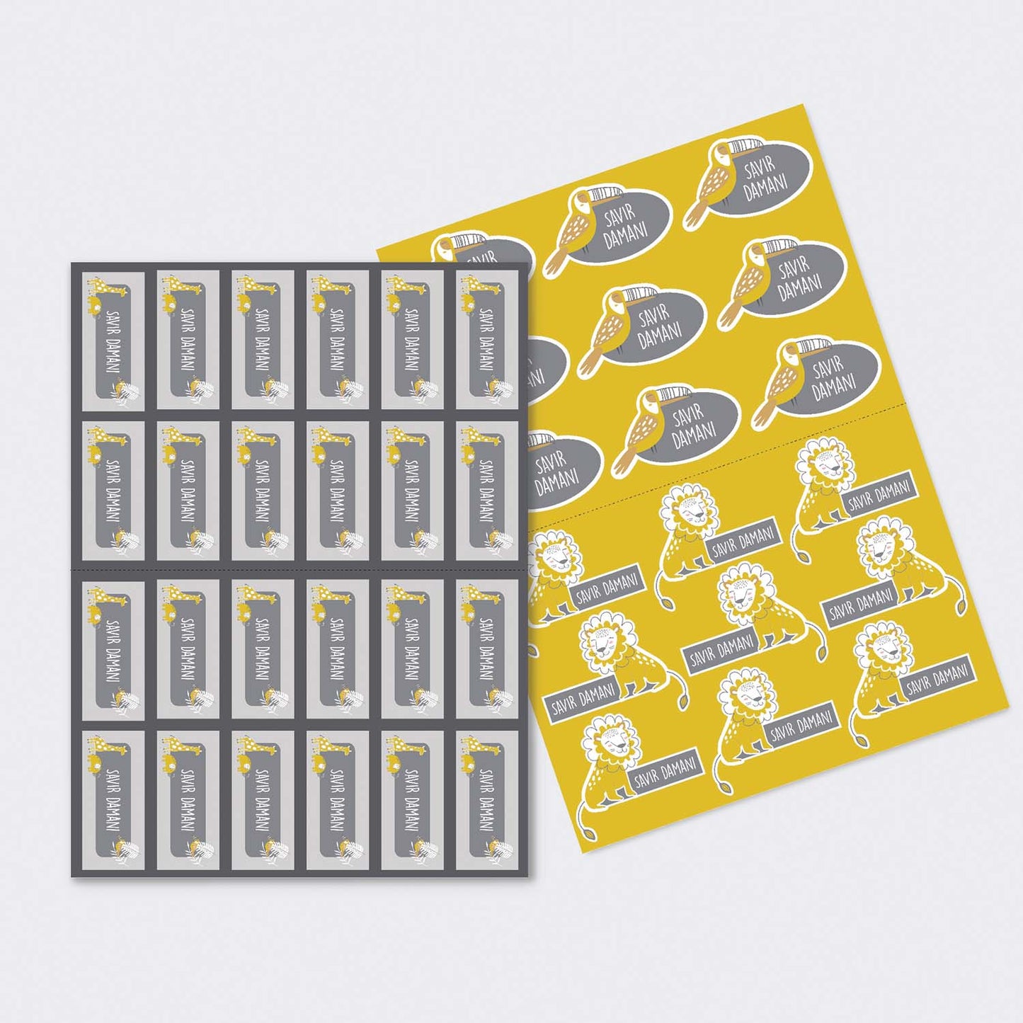 Sticker Sheet - Set of 2 A4
