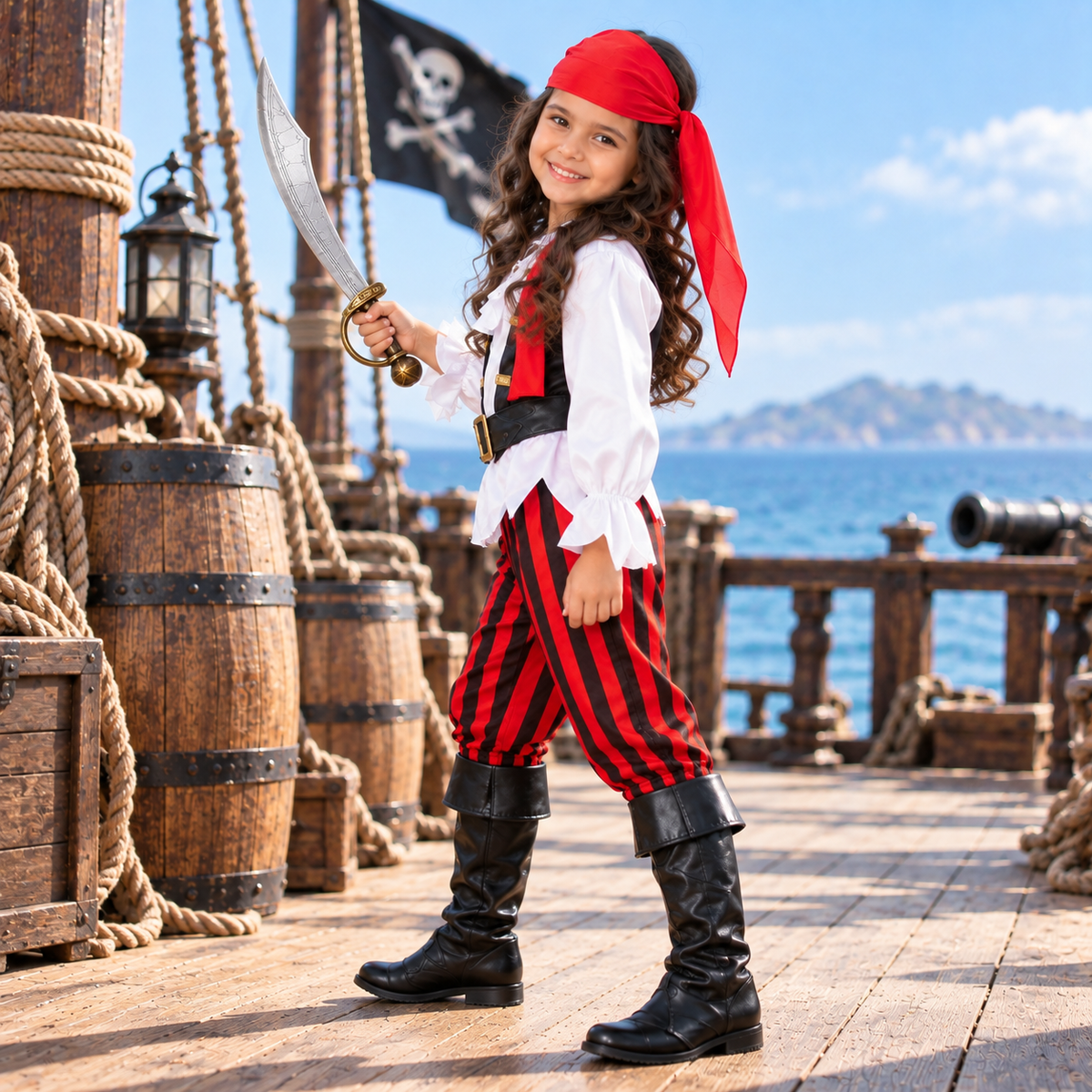 Halloween costume - Scarlet Sails Pirate