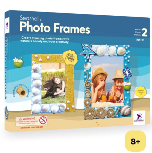 Seashells Photo Frames - DIY Craft Kit for Kids