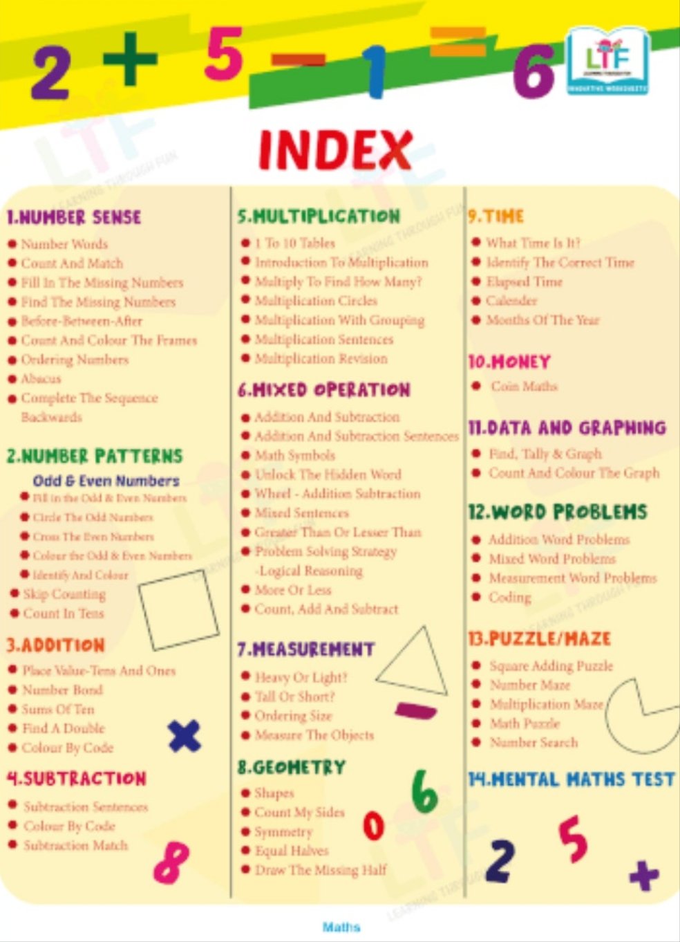 Maths Champions worksheet