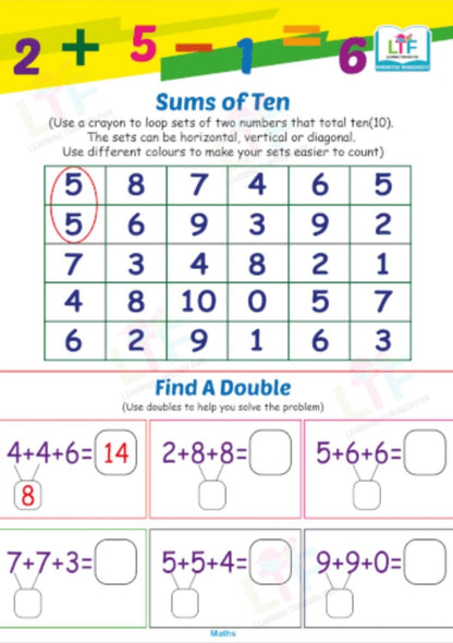 Maths Champions worksheet
