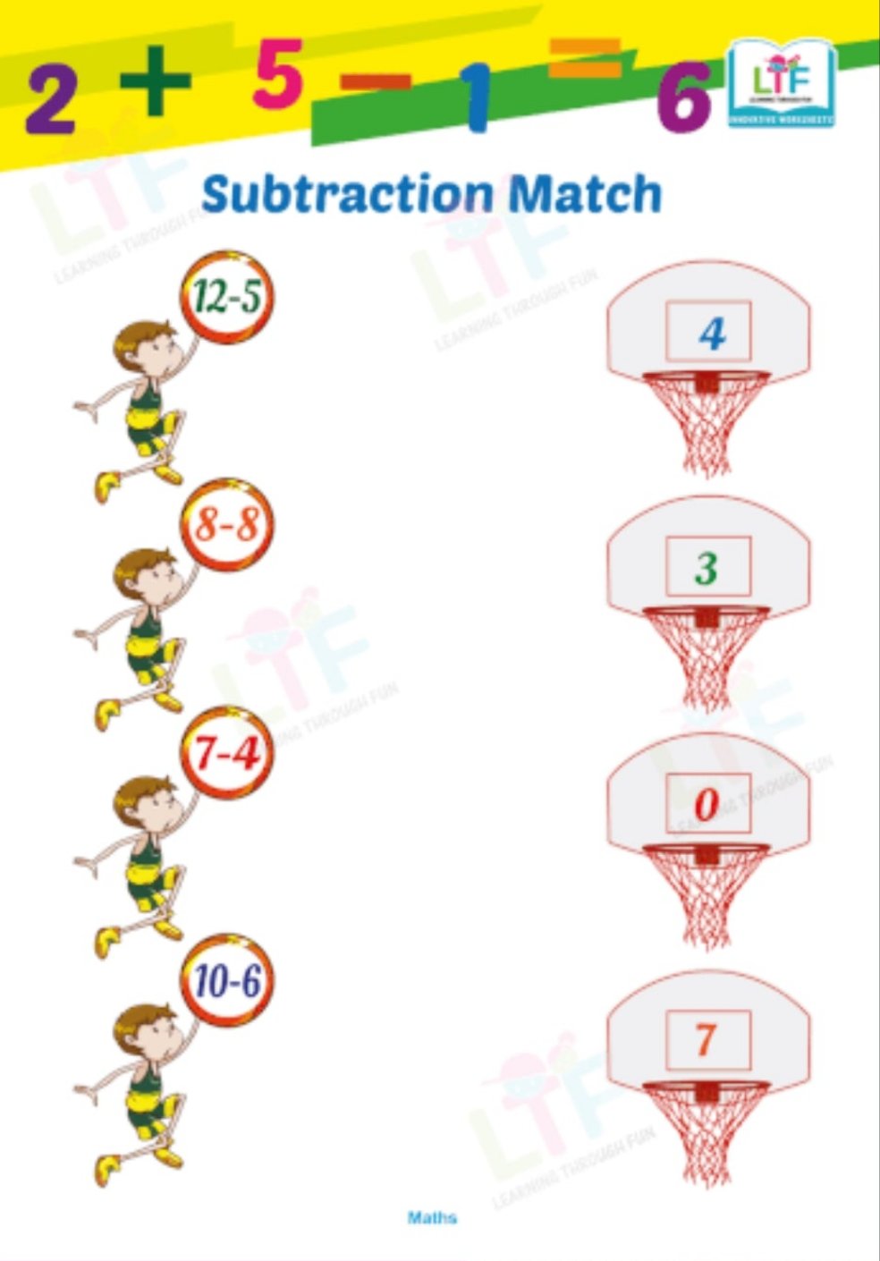 Maths Champions worksheet