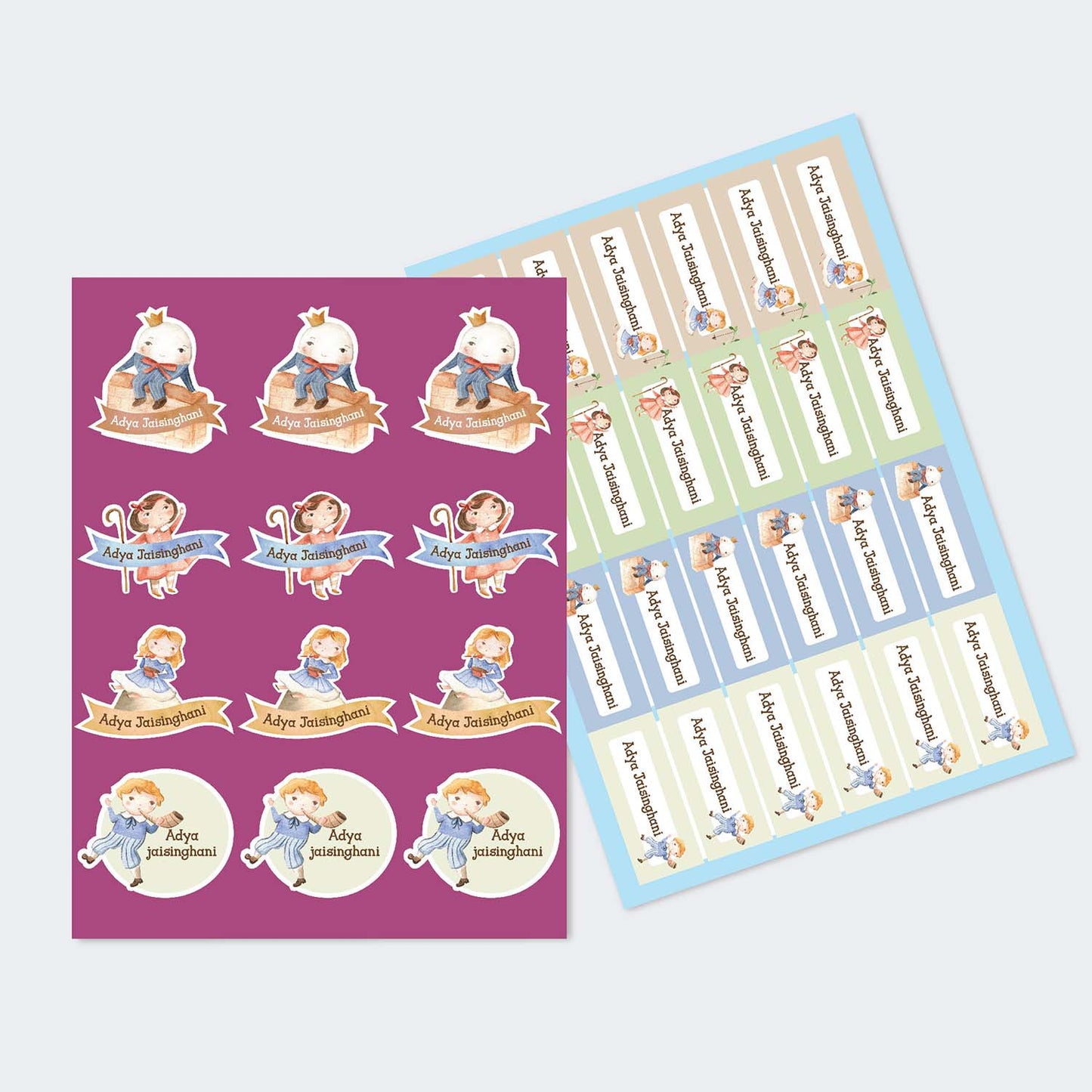 Sticker Sheet - Set of 2 A4