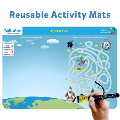 Space Explorers | Reusable Activity Mats (ages 6-9)