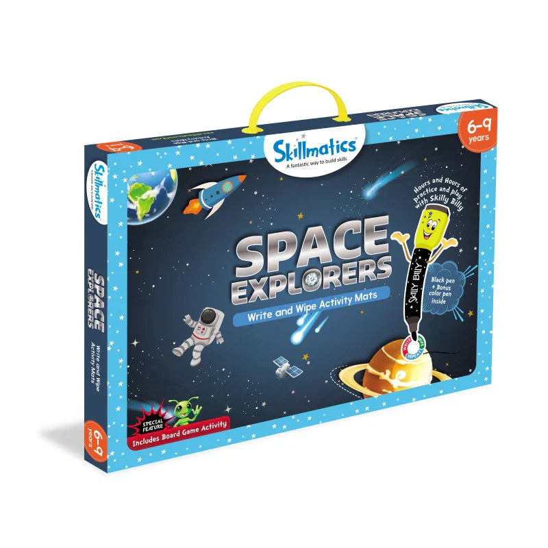 Space Explorers | Reusable Activity Mats (ages 6-9)