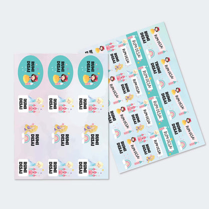 Sticker Sheet - Set of 2 A4